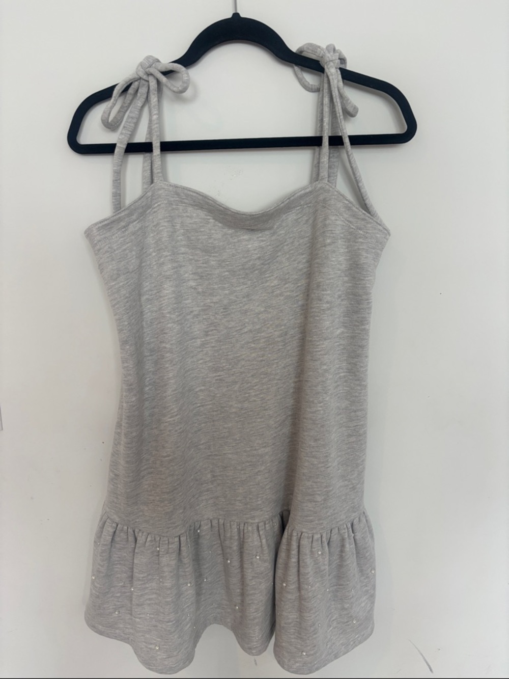 American Eagle mini shift dress with pearls